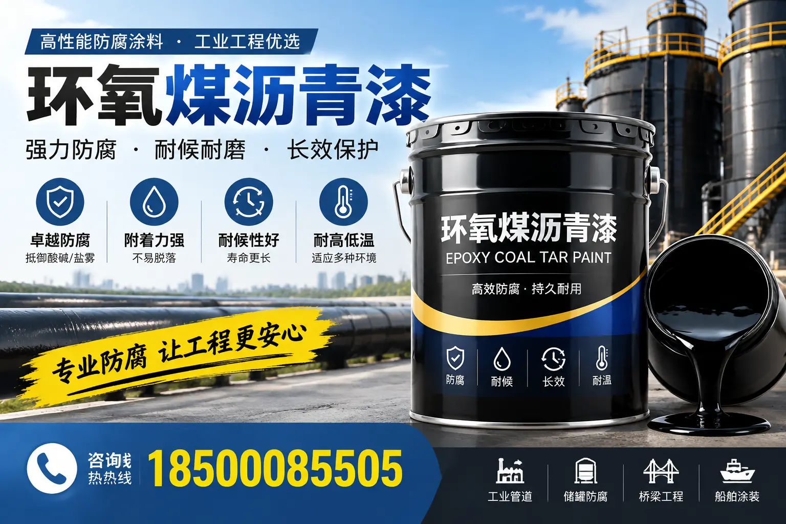 环氧煤沥青漆的施工方法与注意事项，确保在阿克苏顺利完成